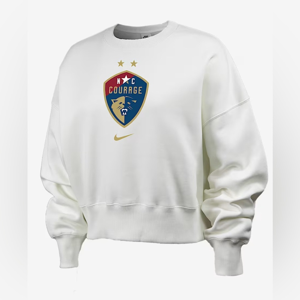 NWT Nike Women’s North Carolina NC Courage Phoenix Fleece Crew-Neck Sweatshirt